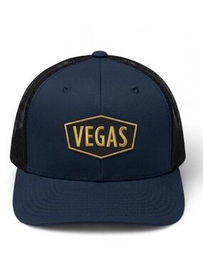 NWOT Vegas Navy Blue Adjustable Baseball Hat